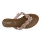 Womens Capelli New York Floral Flip Flops with Pearls - image 3