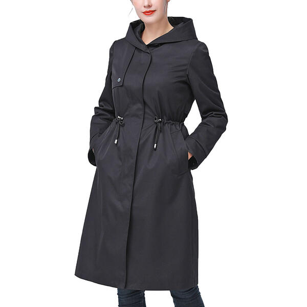 Womens BGSD Waterproof Hooded Zip-Out Lined Coat - image 