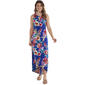 Womens Connected Apparel Sleeveless Floral Keyhole Maxi Dress - image 1