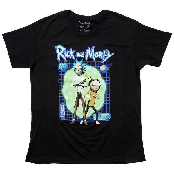 Young Mens Rick & Morty Graphic Tee - image 