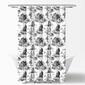 Lush D&#233;cor&#174; French Country Toile Shower Curtain - image 6