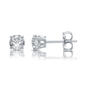 Nova Star&#174; White Gold Lab Grown Diamond Prong Set Stud Earrings - image 3