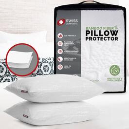 Swiss Comforts Bamboo 2 Pack Pillow Protectors