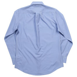 Mens Christian Aujard Checkered Fitted Dress Shirt - Blue