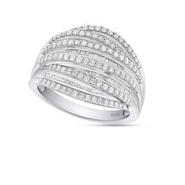 Endless Affection&#40;tm&#41; 1ctw. Round & Baguette Diamond Ring