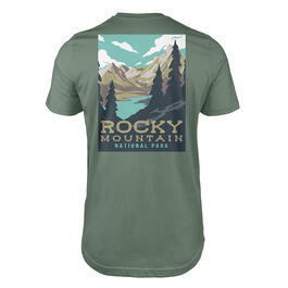Mens Rocky Mountain Park Short Sleeve Graphic Tee