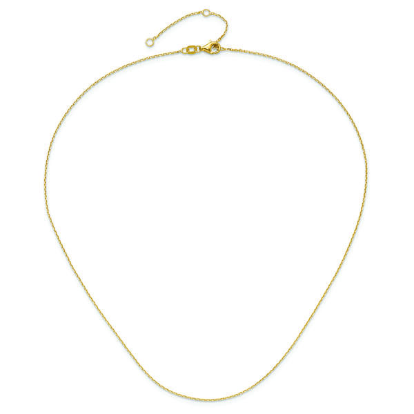 Gold Classics&#8482; 14kt. Yellow Gold Adjustable Chain Necklace