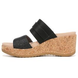 Womens Dr. Scholl''s Cali Vibe Slide Wedge Sandals