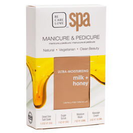 Be Care Love Spa Milk & Honey Manicure & Pedicure Set