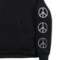 Girls &#40;7-16&#41; No Comment Peace Sign Embroidered Hoodie - image 2