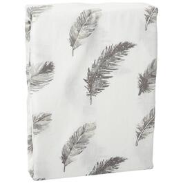 The Peanutshell Feathers Fitted Crib Sheet