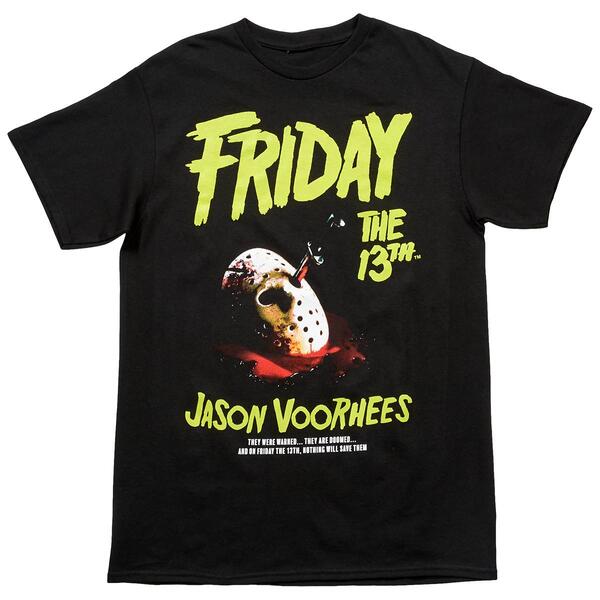 Young Mens Friday the 13th Graphic Tee - image 