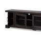 Baxton Studio Viveka 70in. Wood TV Cabinet with 2 Glass Doors - image 4