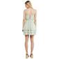 Juniors Emerald Sundae Flora Jersey A-Line Dress - image 2