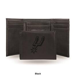 Mens NBA San Antonio Spurs Faux Leather Trifold Wallet