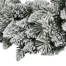 Puleo International 24in. Flocked Spruce Wreath