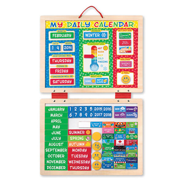 Melissa &amp; Doug(R) My First Daily Magnetic Calendar - image 