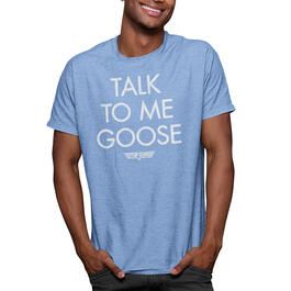 Young Mens Top Gun Talk to Me Goose Short Sleeve Graphic Tee
