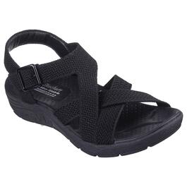 Womens Skechers Reggae Cup - Clean Line Strappy Sandals