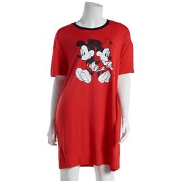 Juniors MJC Short Sleeve Mickey & Minnie Big Sketch Nightshirt
