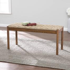 Southern Enterprises Scalby Natural Seagrass Bench