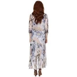 Womens R&M Richards Floral Chiffon Bolero A-Line Dress