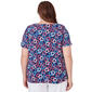 Plus Size Alfred Dunner All American Linking Hearts Tee - image 3