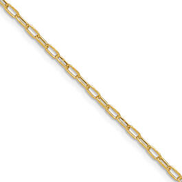 Gold Classics&#40;tm&#41; 14kt. Yellow Gold Beveled 18in. Chain Necklace