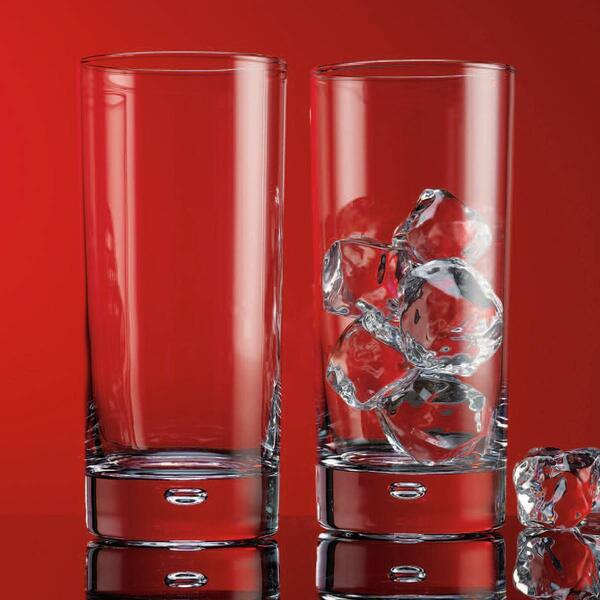 Home Essentials Red Series 17oz. Hiball Glasses - Set of 4 - image 