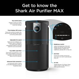 Shark&#174; Air Purifier MAX with True HEPA
