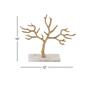 CosmoLiving  by Cosmopolitan Gold Marble Jewelry Stand - image 6