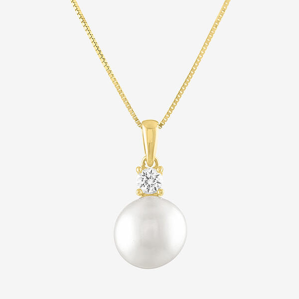 Gemstones Classics&#40;tm&#41; 10kt. Gold Fresh Water Pearl Pendant - image 