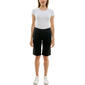 Womens Zac & Rachel Solid Roll Up Skimmers - image 4
