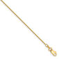 Gold Classics&#8482; .7mm. 14k Gold Box Chain Necklace - image 2