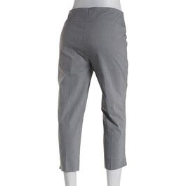 Womens Zac & Rachel Menswear Stripe Pull On Crop Pants