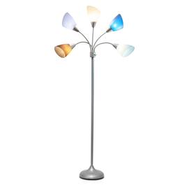 Simple Designs Multi 5 Light Medusa Contemporary Gooseneck Lamp
