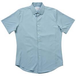 Mens Christian Aujard Short Sleeve Dress Shirt - Powder Blue
