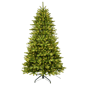 Santa''s Workshop 7ft. Pre-Lit UL Lights Green PVC Tree - image 1