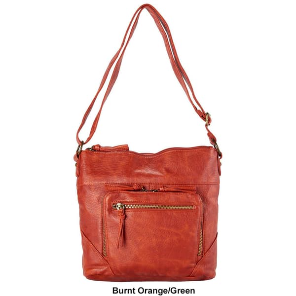 Bueno Antique Pebble Wash Hobo