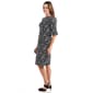 Womens Tiffany &amp; Grey Double Ruffle Sleeve Floral Shift Dress - image 4