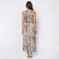 Womens Robbie Bee Sleeveless Vine Chiffon Halter Neck Maxi Dress - image 2