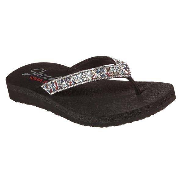 Womens Skechers Meditation Lotus Bae Flip Flops - Boscov's