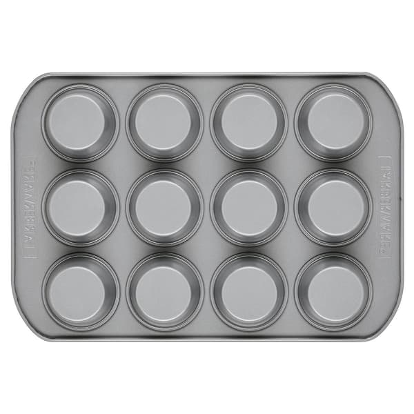 Farberware® Bakeware Nonstick 12-Cup Muffin Pan with Lid