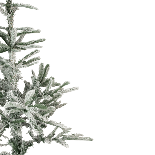 Northlight Real Touch™ 9ft. Flocked Nordmann Fir Christmas Tree