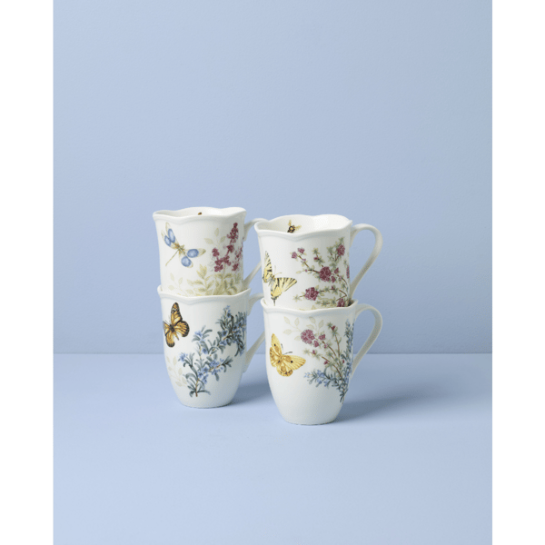 Lenox® Butterfly Meadow® Herbs Mugs - Set of 4