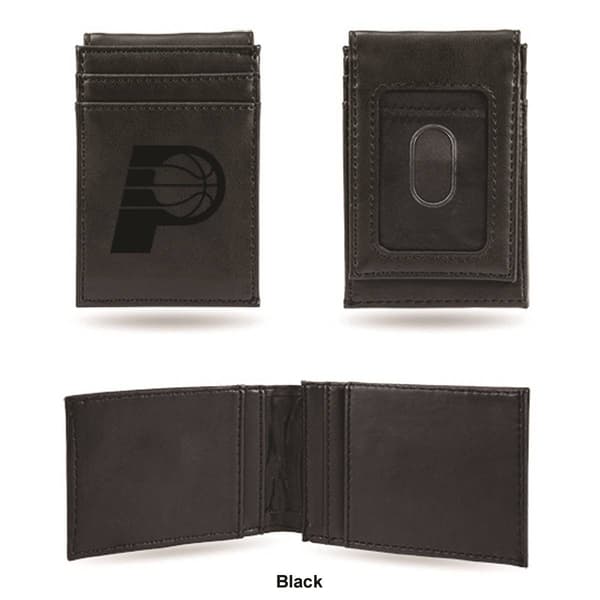 Mens NBA Indiana Pacers Faux Leather Front Pocket Wallet