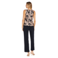 Womens R&M Richards Metallic Patterned Pantsuit - image 5