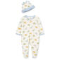 Baby Boy (NB-9M) Little Me Dino-Mite Footed Sleeper with Hat - image 1