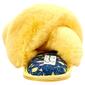 Womens Jessica Simpson High Plush Floral Slide Slippers - Yellow - image 3