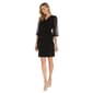 Petite R&M Richards Balloon Sleeve Rhinestone Button ITY Dress - image 1